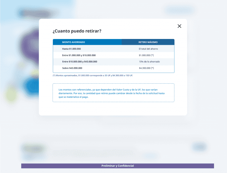 formulario para solicitar el 10% del ahorro previsional